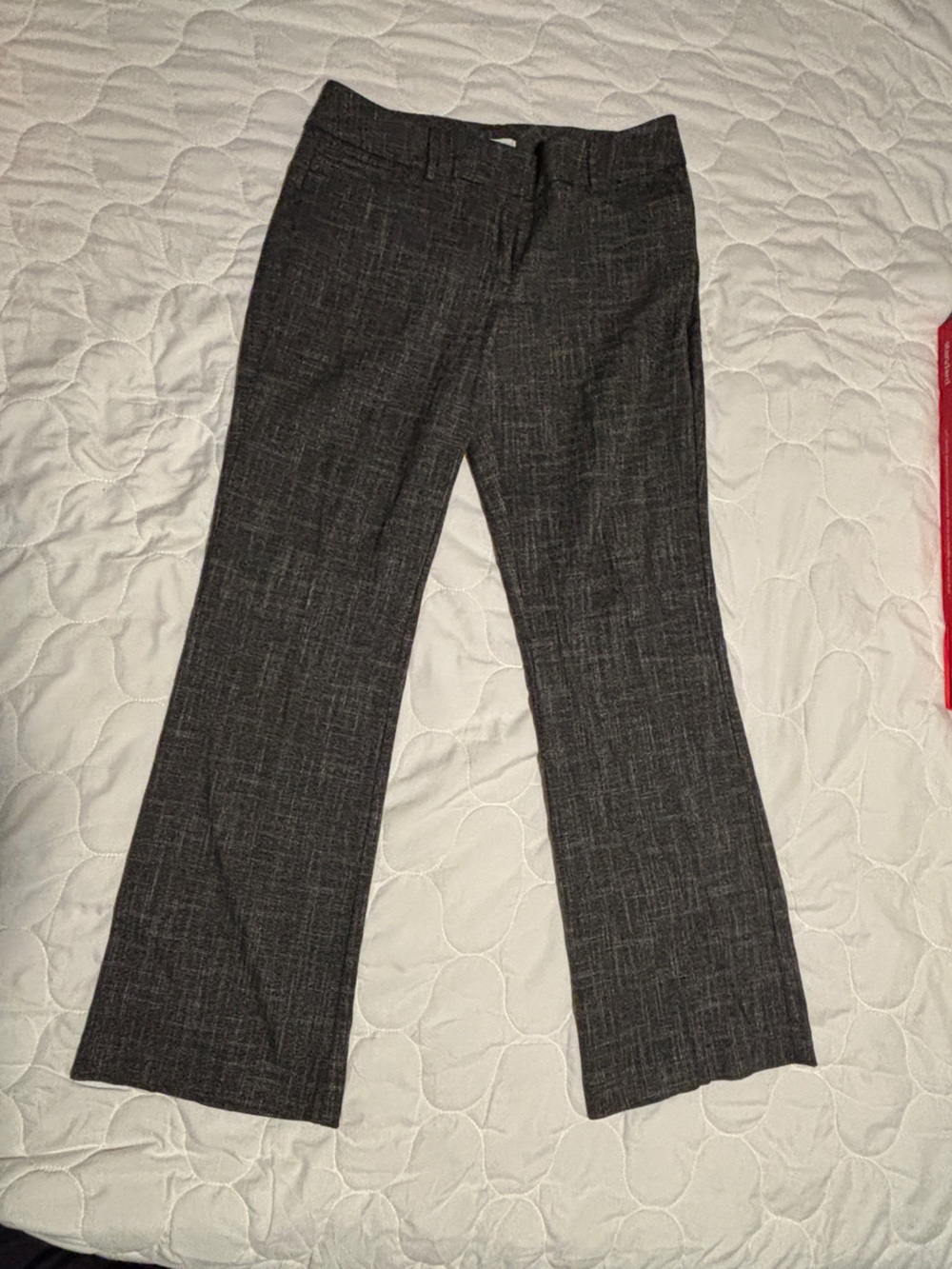 NEW YORK & CO Women’s Black/White Textured Dress Pants
